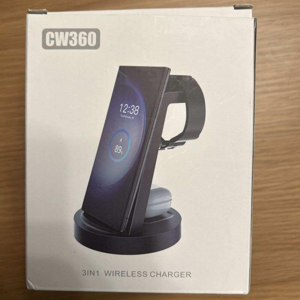 Wireless Charger for Samsung: 3 in 1 Wireless Charging Station for Samsung - Picture 2 of 12